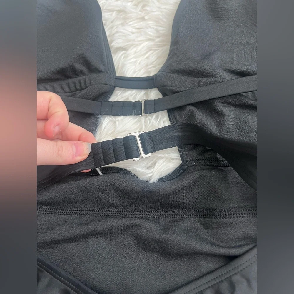 Adore Me NEW Black Brinlee Contour One Piece Swimsuit - Size Medium - Picture 7 of 12